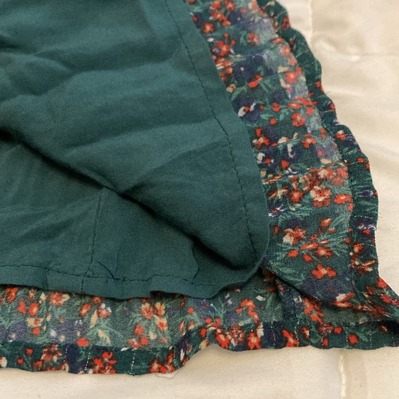 Sezane Sybille Floral Blouse Green Size 36 (S) - Picture 9 of 10